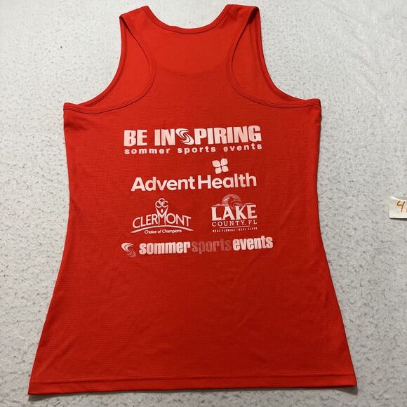 Leslie Jordan Women's Medium 2022 Girlz on Fire Athletic Tank Top Triathalon 5K - Picture 7 of 9